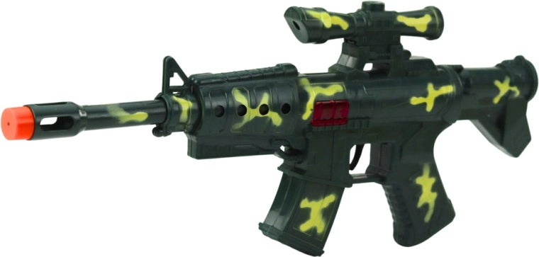 Rifle realista con sonido mecánico