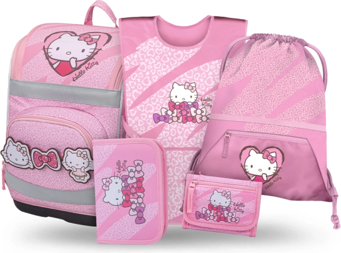 Set escolar Baagl 5 Zippy Plus Hello Kitty sweet leopard