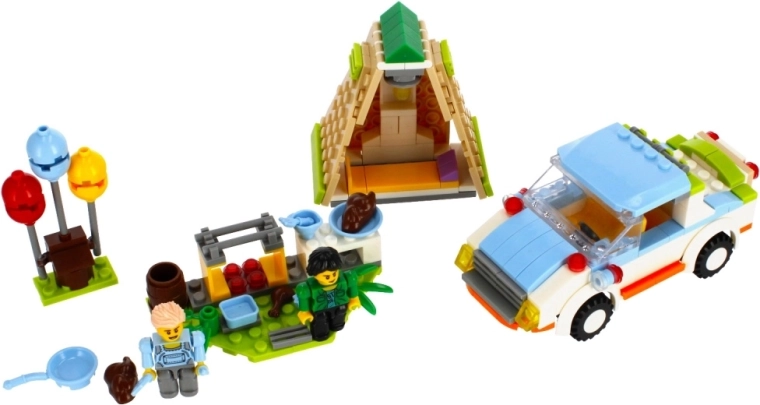 Tienda y un campamento acogedor
