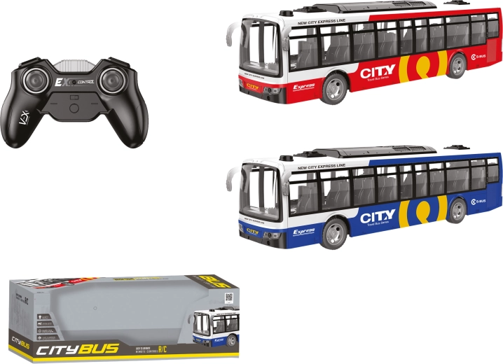 Autobús urbano RC con iluminación LED