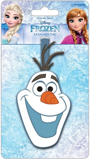 Etiqueta para maleta con motivo de OLAF de la película Frozen