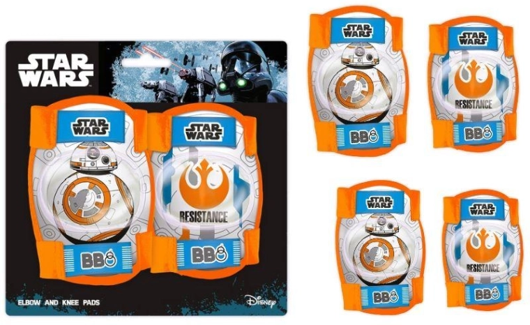 Protectores de rodillas y codos Star Wars (4 uds) Seven