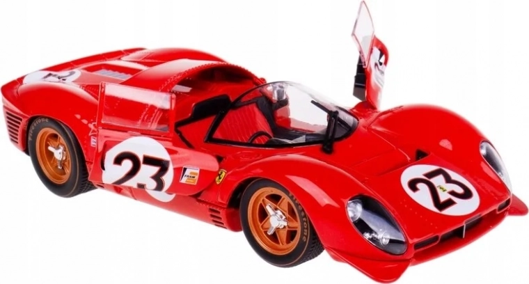 Bburago Racing Ferrari 330 P4 Daytona 1967 modelo rojo 1:24