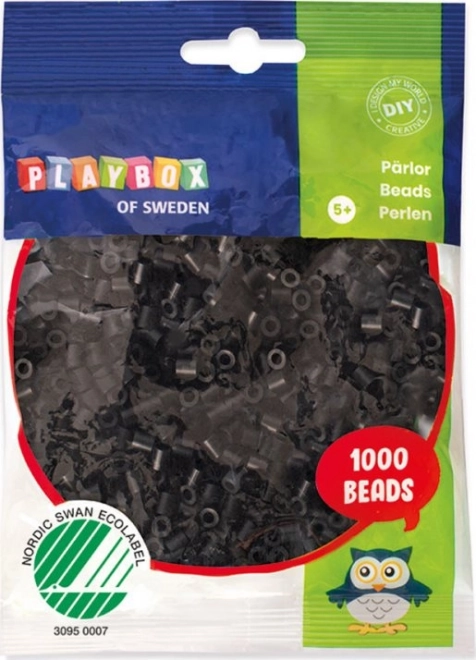 Playbox cuentas para planchar negras 1000 uds