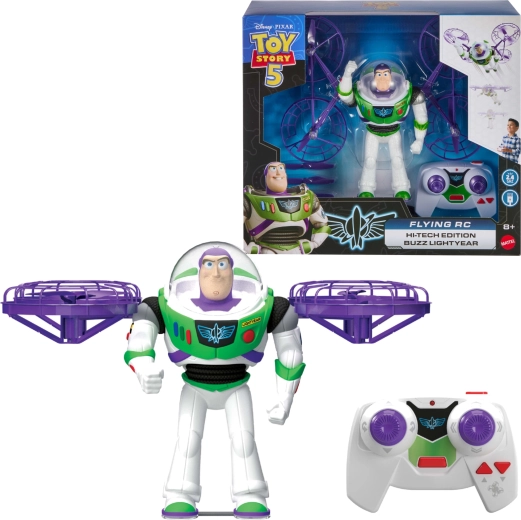 Mattel Disney Pixar Toy Story figura RC voladora Buzz Lightyear 18 cm