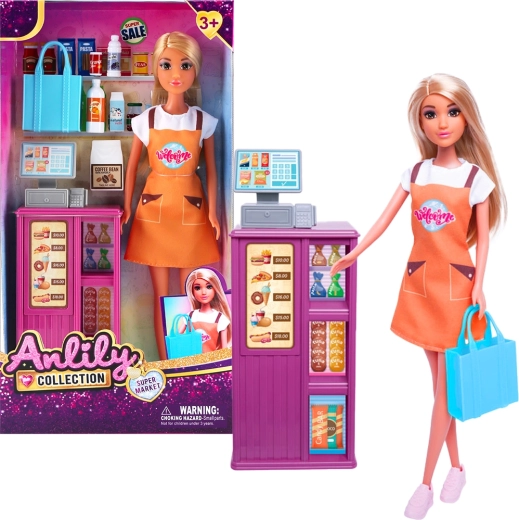 Muñeca con puesto de helados
