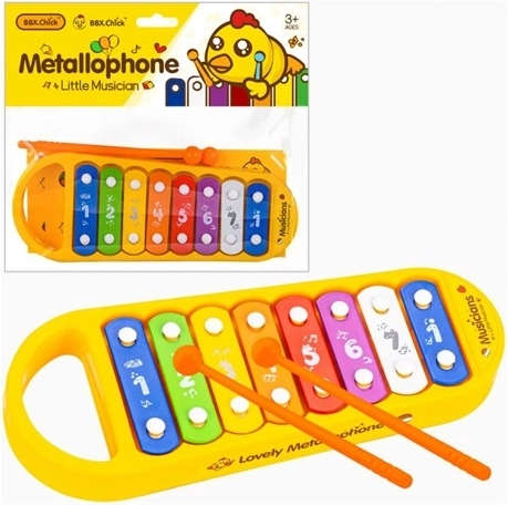 Metalófono infantil con 8 tonos