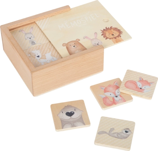 Memoria de madera de animales small foot