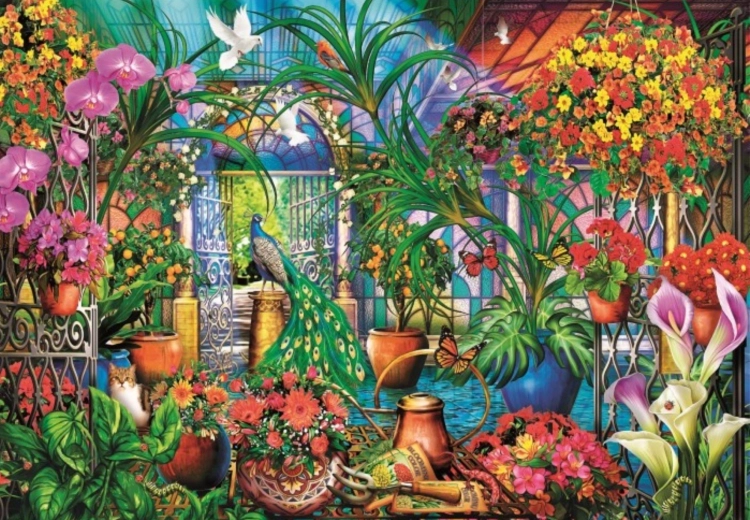 Puzzle Clementoni Guardianes del Invernadero 500 piezas