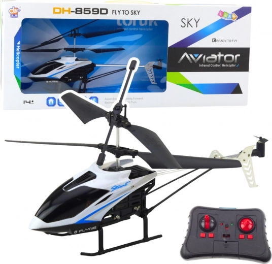 Helicóptero RC Aviator con LED y rotación 360°