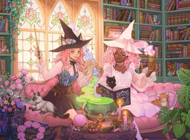 RAVENSBURGER puzzle Biblioteca encantada, 200 piezas XXL