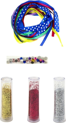 Materiales coloridos para decorar