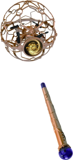 Bola voladora con varita mágica y control remoto 13 cm