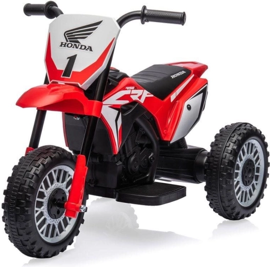 Triciclo eléctrico infantil Honda CRF 450R rojo