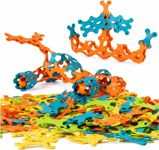 138 piezas de colores para construir sin límites