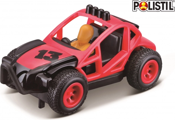 Polistil Desert Rally modelo rojo 1:43 para pistas de coches