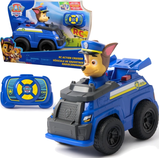 Spin Master Patrulla Canina coche de policía teledirigido RC de Chase con luz