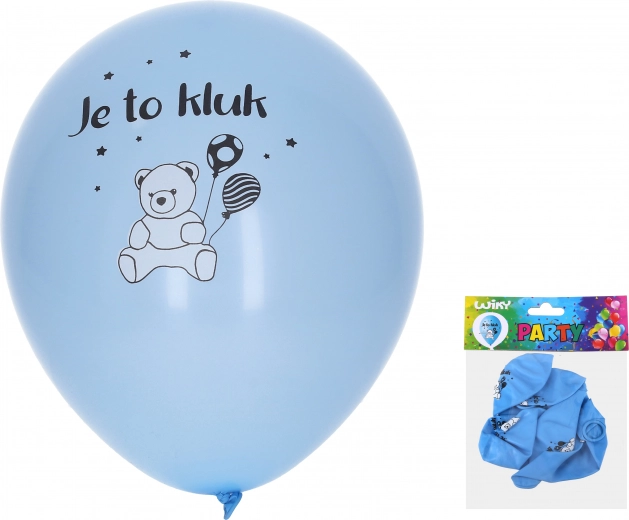 Globos inflables 30 cm – Es un niño (set de 5 uds.)