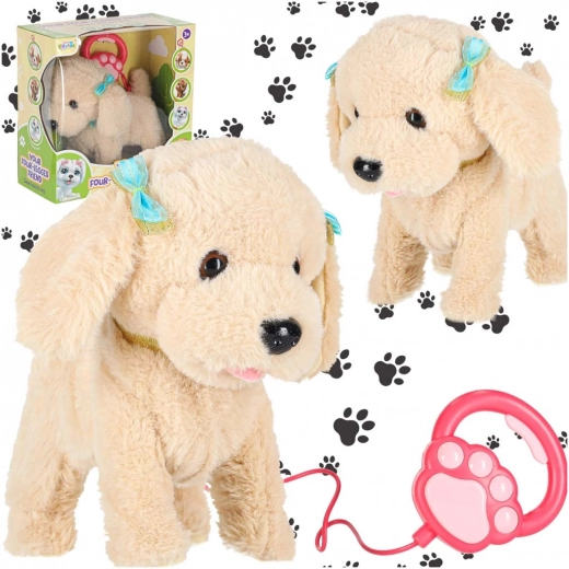 Perrito interactivo con correa – caniche, ladra y camina