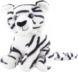 Tigre blanco de peluche 18 cm