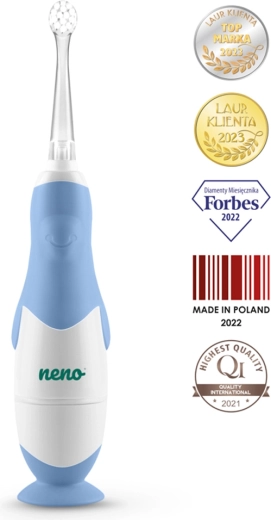 Cepillo de dientes eléctrico infantil Neno Denti Blue para niños de 3 a 36 meses