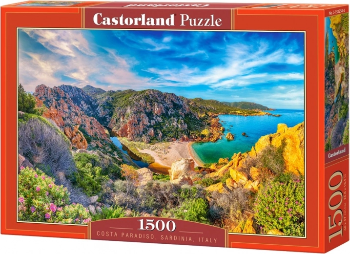 Puzle de 1500 piezas Costa Paradiso, Cerdeña, Italia