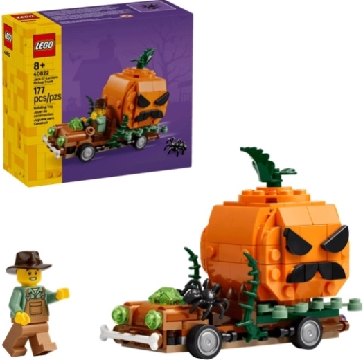 Lego Iconic pickup de calabaza para Halloween