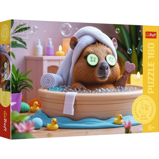 Puzzle Trefl capibara y spa 160 piezas