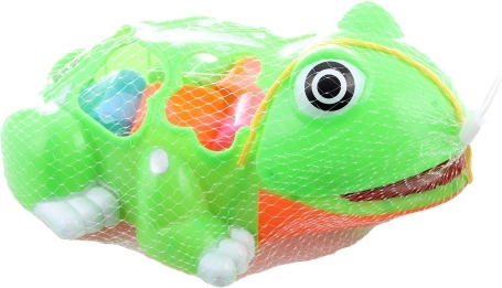 Encajable rana con formas de plástico