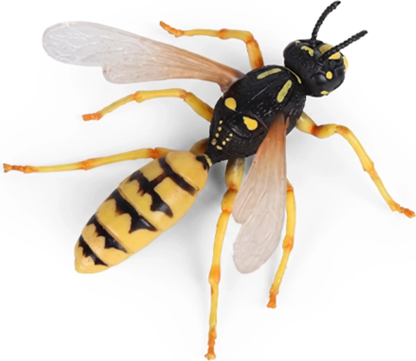 Figura de plástico de avispa de 9 cm