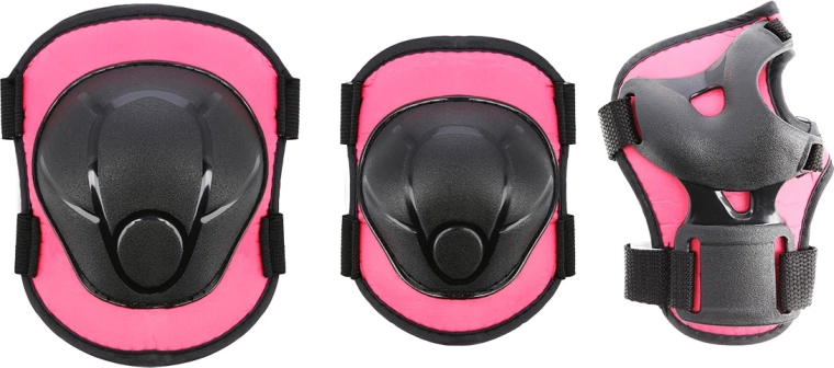 Set de protecciones NILS Extreme H110 rosa – S