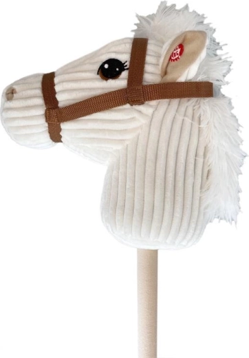 Caballito de palo de peluche con sonidos