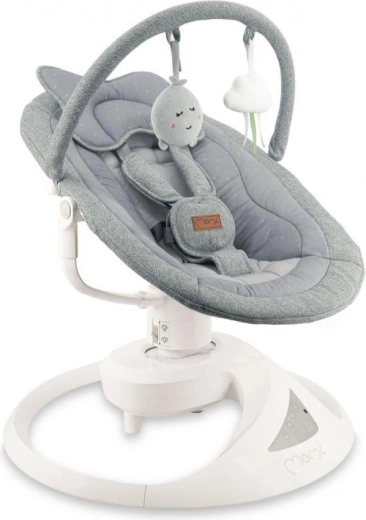 Balancín eléctrico MoMi PEARL gris
