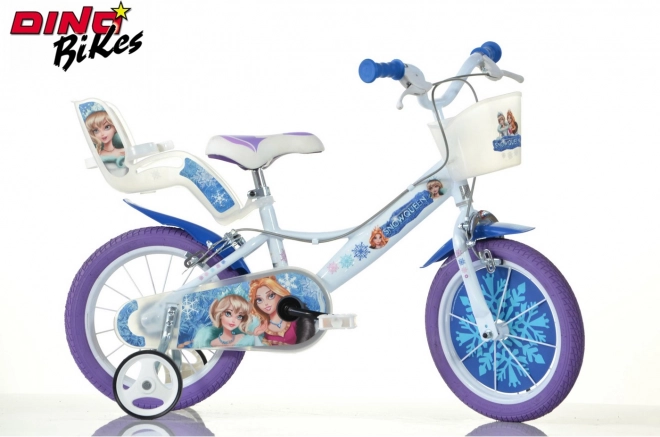 Bicicleta infantil de 14 pulgadas SNOW QUEEN 2022