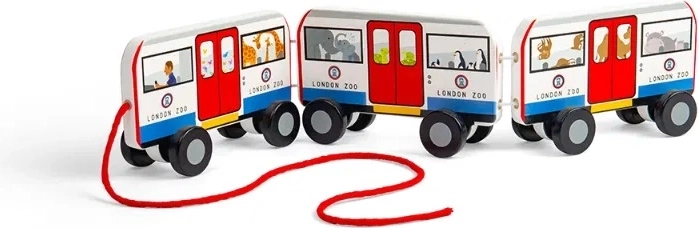 Bigjigs Toys Juguete de arrastre Metro de Londres