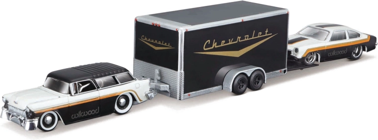 Maisto Design Team Haulers Chevrolet Nomad 1955 y Chevrolet Vega 1971 1:64