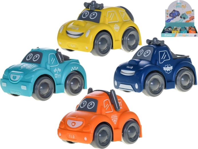 Coche policial de fricción 8,5 cm – 4 tipos