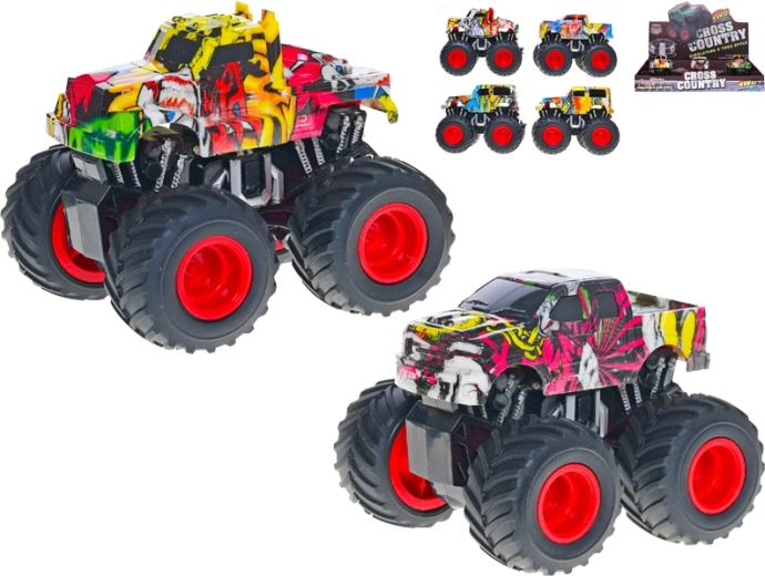 Monster truck de inercia 12 cm