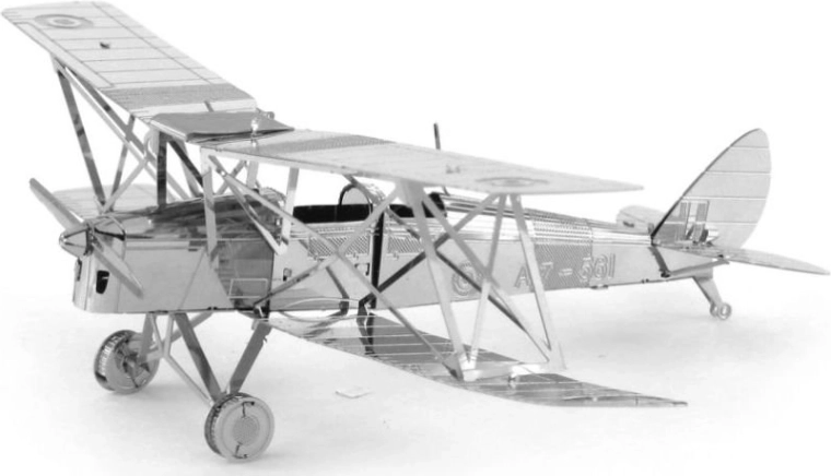 Puzzle 3D metálico del avión DE HAVILLAND Tiger Moth – METAL EARTH