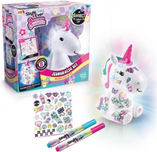 Unicornio decorativo luminoso – kit DIY de unicornio