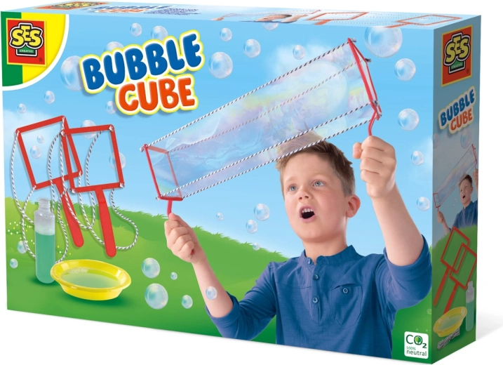 Pompero para mega burbujas cuadradas