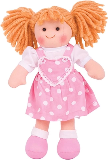 Muñeca de tela Ruby 28 cm