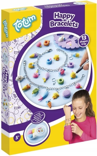 Kit para hacer pulseras con plastilina de secado al aire TOTUM