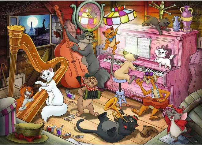 Puzzle Ravensburger Disney Los Aristogatos 1000 piezas