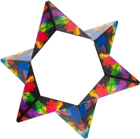Colores llamativos y efecto caleidoscópico
