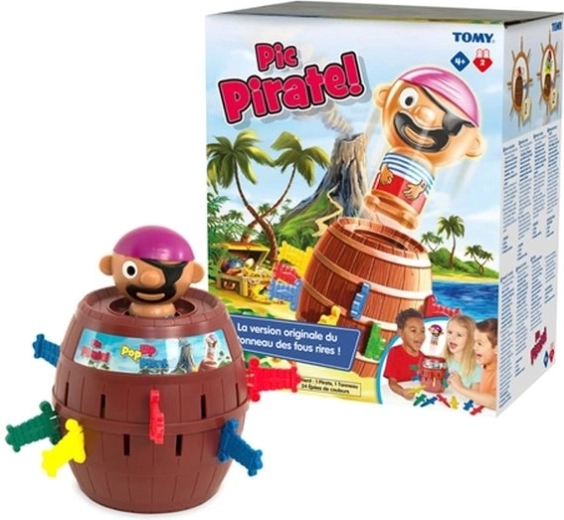 Juego Tomy Barril con pirata saltarín
