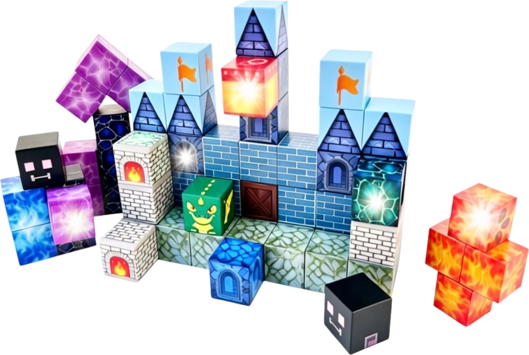 Imanes fuertes para construcciones 3D estables