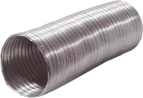 Conducto flexible de aluminio, diámetro 125 mm, longitud 230–1000 mm