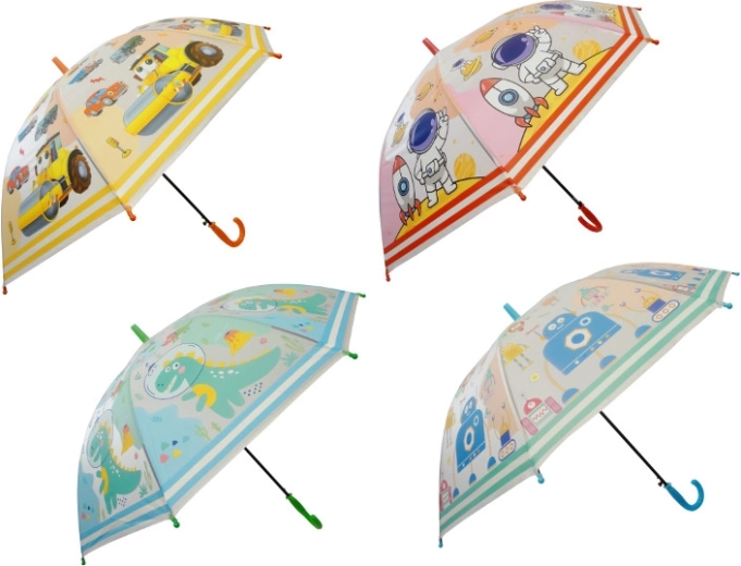 Paraguas infantil automático colorido