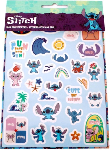 Set de pegatinas Lilo y Stitch (600 uds.)